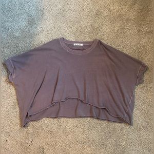 Free people shirt, purple, size xs